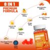 Gummies con 3000mg Ashwagandha y vitaminas para apoyo integral de salud