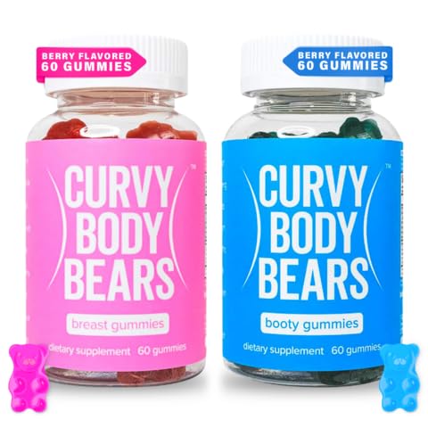 Gummies Curvy Body Bears para glúteos y pecho mujer