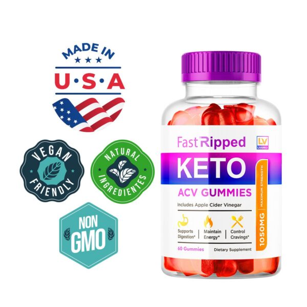 Gummies Fast Ripped para dieta keto y pérdida de peso