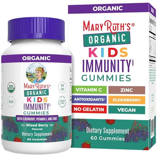 Version 1.0.0 Gummies para inmunidad infantil MaryRuth Organics 60 unidades