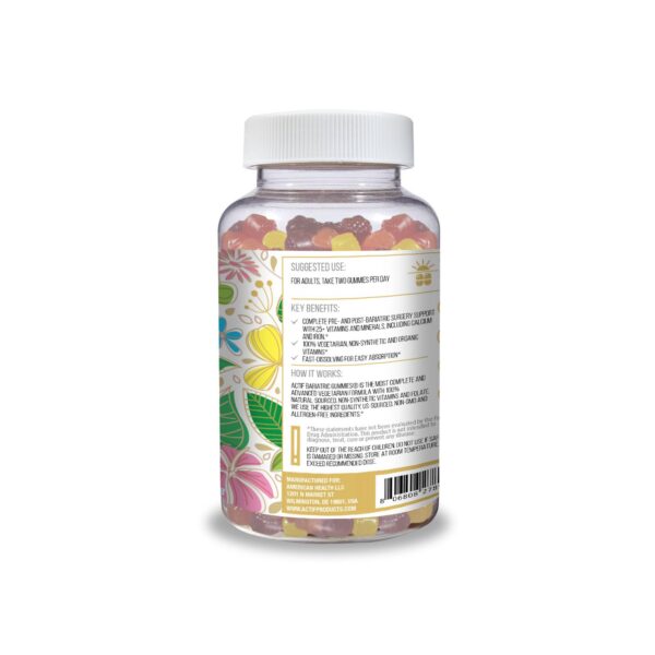 Gummies orgánicas para cirugía bariátrica y pérdida de peso