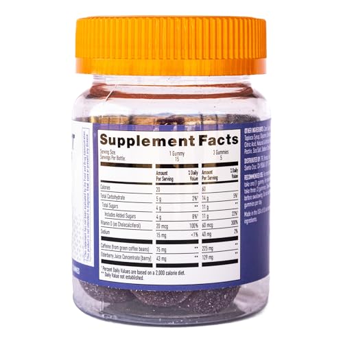 Version 1.0.0 GummiShot gominolas energéticas con ingredientes naturales