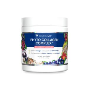Gundry MD Phyto Collagen Complex en polvo sabor fresa limonada