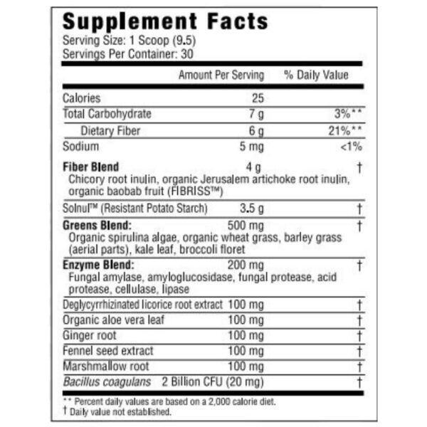 gut protect greens mezcla saludable para digestión e inmunidad