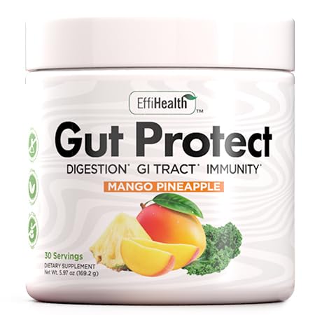 gut protect greens polvo superalimentos probióticos prebióticos mango