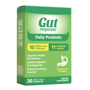 Gut Response probiótico diario cápsulas soporte digestivo