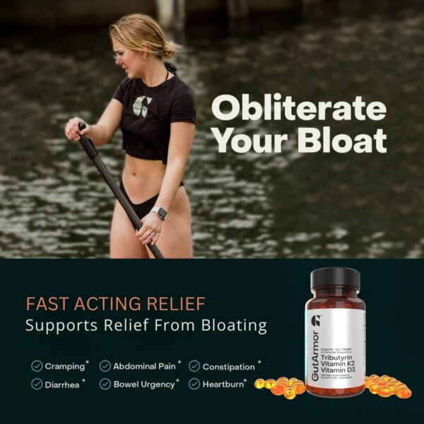 Vista lateral del frasco GutArmor