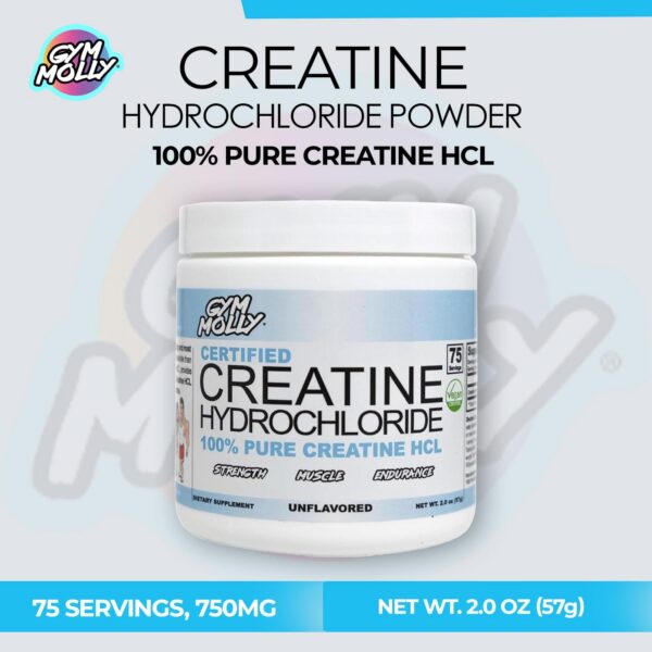 Polvo de Gym Molly Creatina HCl sin sabor