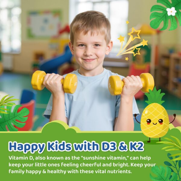 Frasco con etiqueta de sabor piña