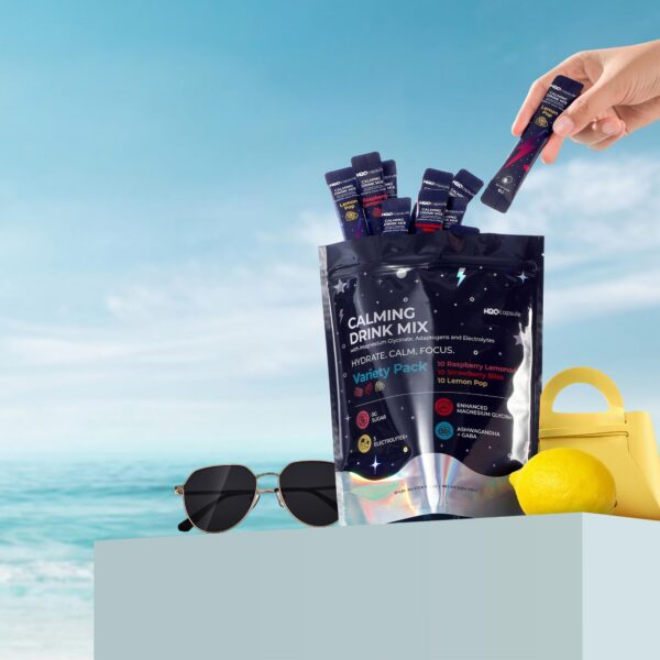 Polvo mezclándose para consumo