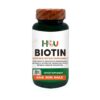 H4U biotina cápsulas fuerza extra para cabello piel uñas 60 unidades