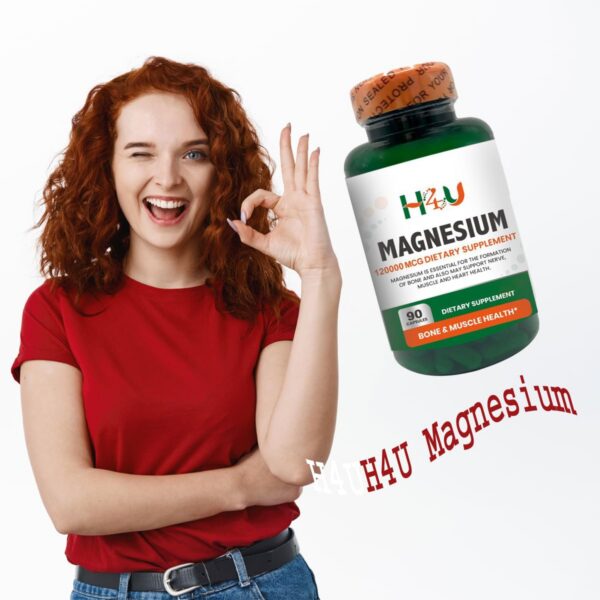 Etiqueta producto H4U citrato magnesio