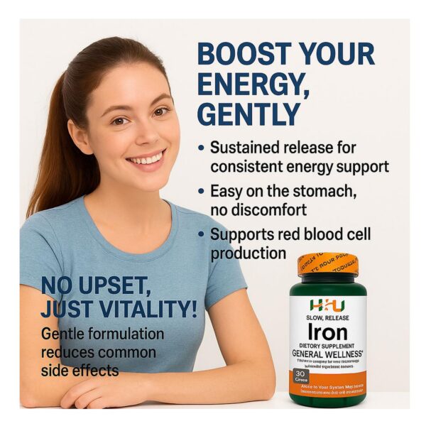 Etiqueta de H4U hierro liberación lenta