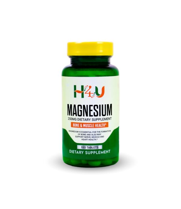 Frente del envase H4U Magnesio 250 mg