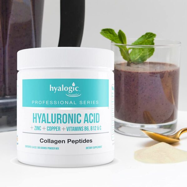 Detalle de ingredientes: colágeno y ácido hialurónico