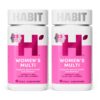Etiqueta frontal del multivitamínico femenino HABIT 2 pack