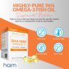 Detalle de cápsulas DHA 1000