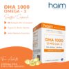 Etiqueta de HAIM DHA 1000 Omega-3