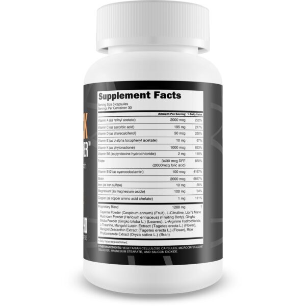 Version 1.0.0 Etiqueta de ingredientes Hair Hack Extreme Blocker