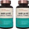 Frasco Hair La Vie cápsulas biotina y saw palmetto