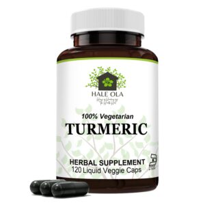 Hale Ola cápsulas líquidas cúrcuma alta absorción para salud articular