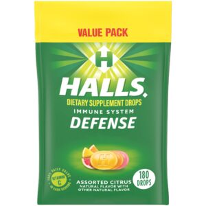 HALLS Defense gomitas vitamina c cítricas paquete valor