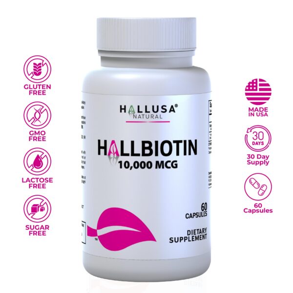 Cápsulas biotina Hallusa Natural