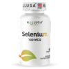 Hallusa Natural Selenium 100 mcg tabletas frente