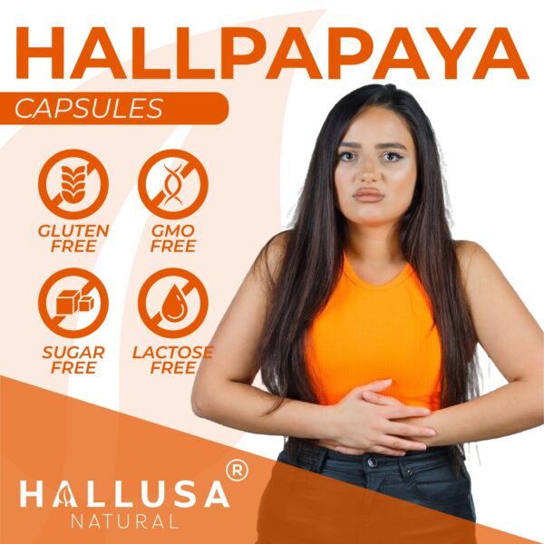 Probióticos con papaya Hallusa
