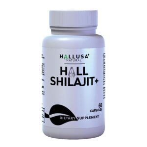 hallusa shilajit himalaya cápsulas 60 para energía y bienestar