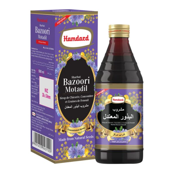 Version 1.0.0 HAMDARD Bazoori Motadil Sharbat frasco frontal