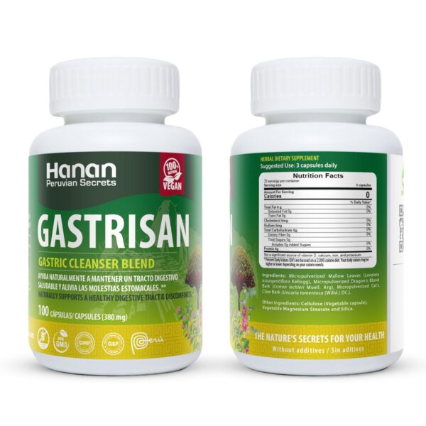 Caja HANAN PERUVIAN SECRETS Gastrisan 2 Pack