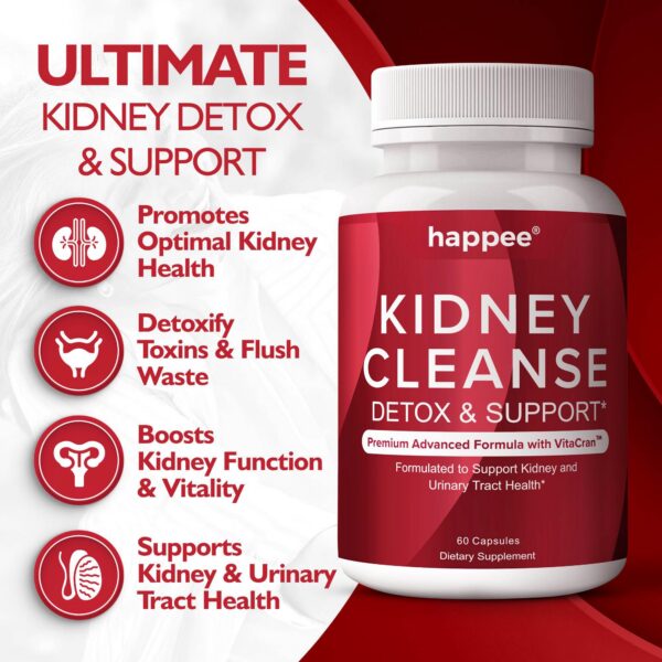 Happee suplemento para salud de riñones caja