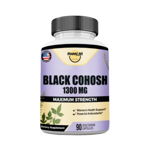 Version 1.0.0 Frasco Happi Mi Nutrition suplementos cohosh negro orgánico 1300mg