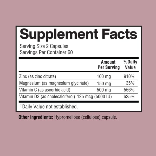 Frasco y etiqueta Happi Mi Zinc