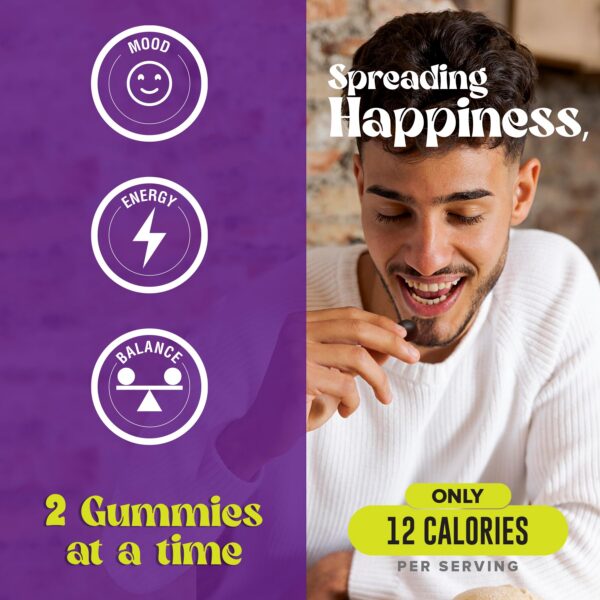 Happy Drops gomitas con ingredientes naturales de superalimentos