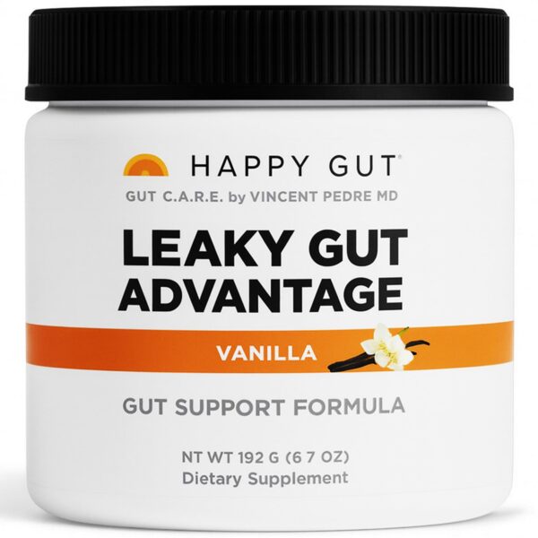 Frasco Happy Gut Leaky Gut Advantage frente