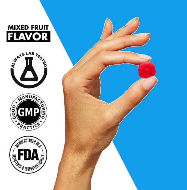 Presentación gomitas vitamina D3 Happy Healthy Wellness