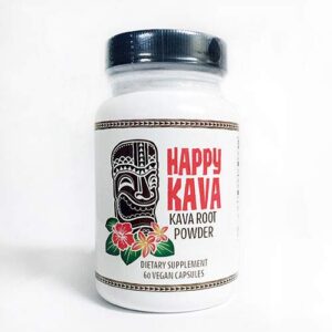 Version 1.0.0 Cápsulas de raíz de kava Happy Kava para relajación natural