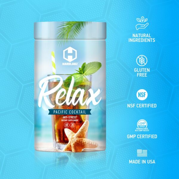HARDLABZ Relax apoyo al sueño y mejora del ánimo