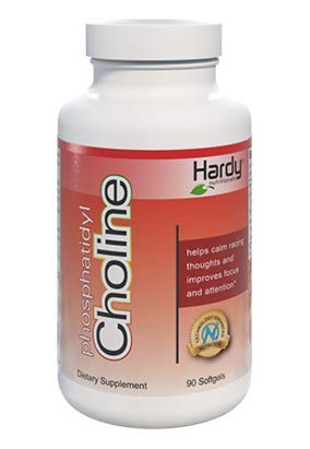 Hardy Nutritionals Fosfatidilcolina derivada de soja etiqueta frontal