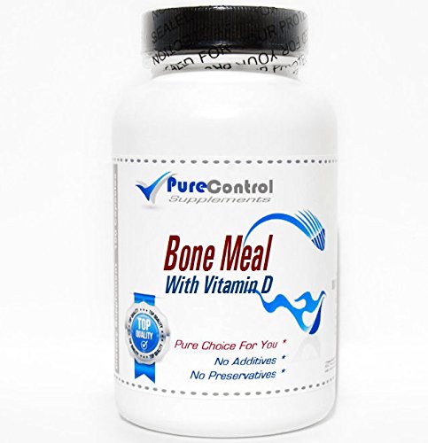Harina de hueso con vitamina D 200 cápsulas PureControl