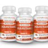Frasco de Haritaki orgánico certificado Vadik Herbs 300 cápsulas