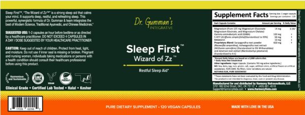 Harmony Nutraceuticals cápsulas para sueño profundo y reparador