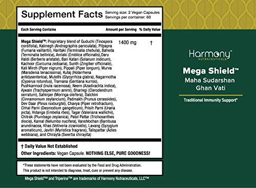 Version 1.0.0 Cápsulas veganas Maha Sudarshan Ghan Vati