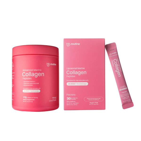 Frasco delantero Haroutine Advanced Marine Collagen Pack