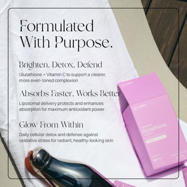 Sobres liposomales Haroutine Glutatión limón - reverso