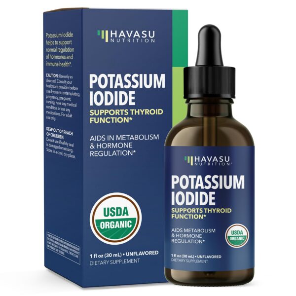 Frente de la botella HAVASU NUTRITION Iodine Drops
