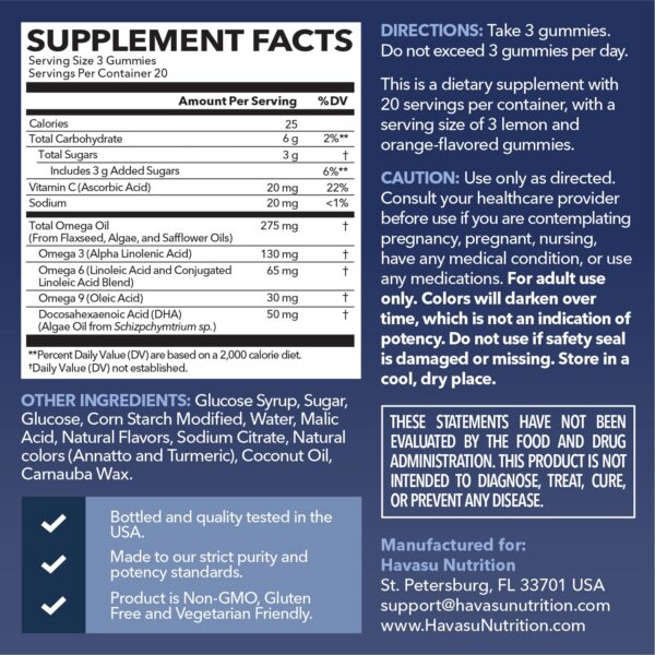 Caja y gomitas en empaque