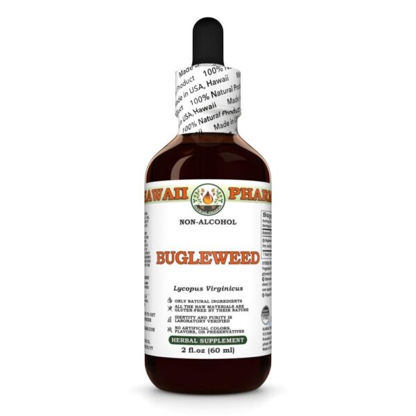 Version 1.0.0 Botella de Bugleweed sin alcohol de Hawaii Pharm